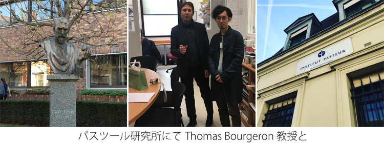 パスツール研究所にて Thomas Bourgeron教授と